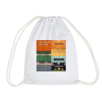 Berlin - Drawstring Bag - white - Front