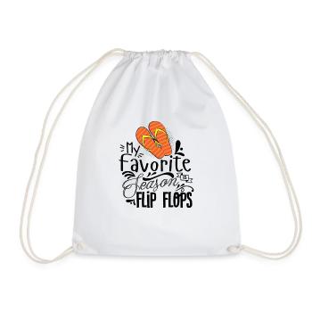 My Favorite os Flip Flops - Sac de sport léger - blanc - Devant