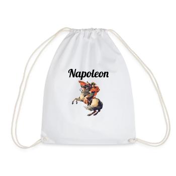 Napoleon - Drawstring Bag - white - Front