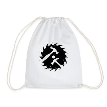 Menuisier Menuisier Charpentiers de charpentiers artisans Marteau - Sac de sport léger - blanc - Devant