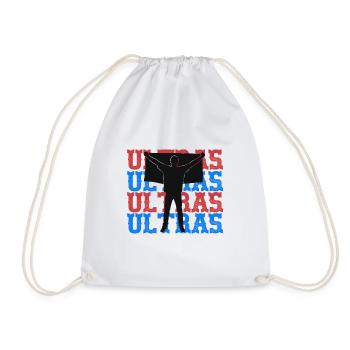 Soccer Fans Hools Ultras Sporty Team Goal Design - Turnbeutel - Weiß - Vorne