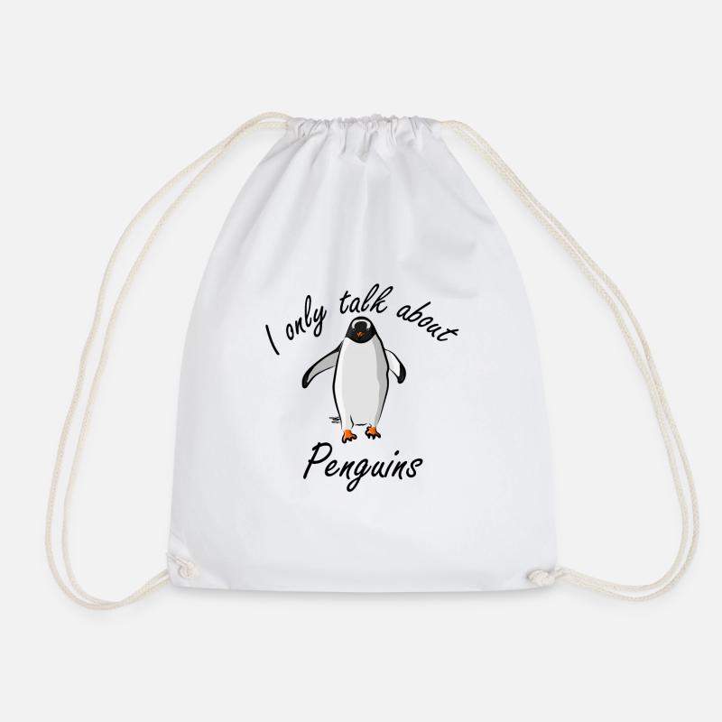Pinguin - Turnbeutel - Weiß