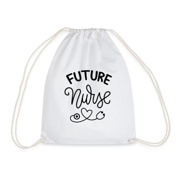 National Student Nurse Day - Drawstring Bag - white - Front