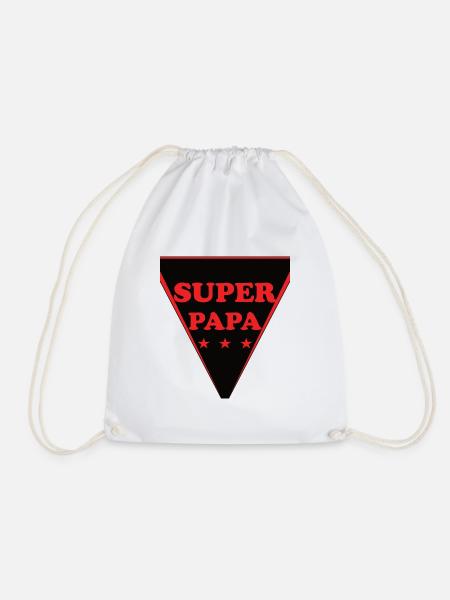 SuperPapa - Turnbeutel - Weiß