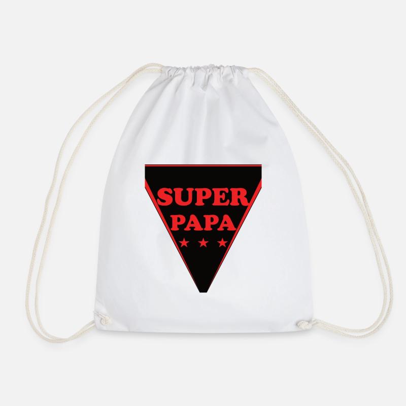 SuperPapa - Turnbeutel - Weiß