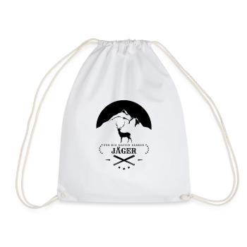 Only the best become hunters - Drawstring Bag - white - Front