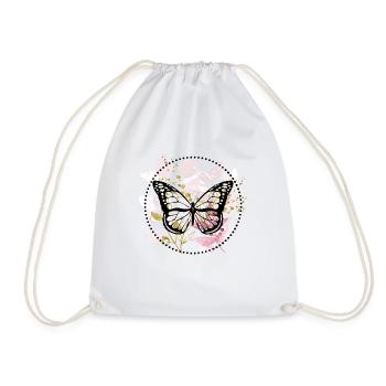 Papillons - Sac de sport léger - blanc - Devant