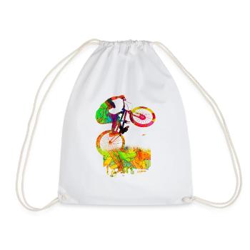 Downhill Mountainbike Downhill VTT cadeau - Sac de sport léger - blanc - Devant