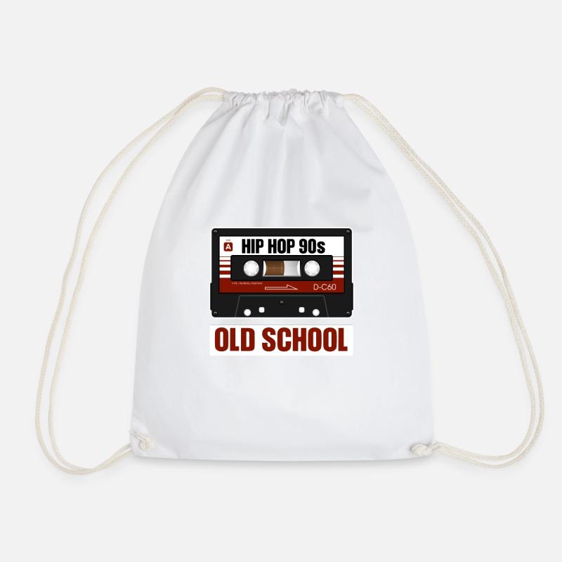 Hip Hop Deutschrap Rap Rapper Old School - Turnbeutel - Weiß