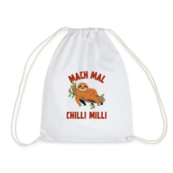 Mach mal Chilli Milli - Turnbeutel - Weiß - Vorne