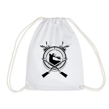 Chasse de cerf - Sac de sport léger - blanc - Devant
