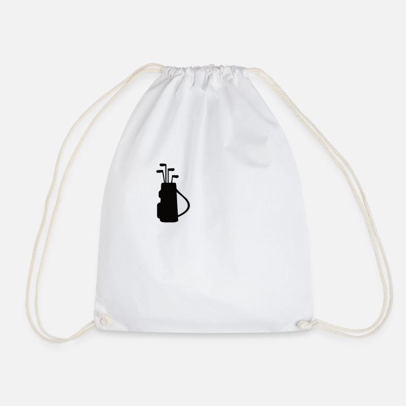 Golfen Vintage Retro Golf Golfer Geschenk - Turnbeutel - Weiß