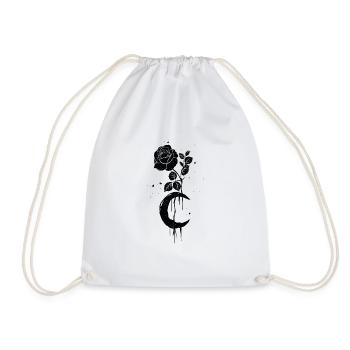 Blanc Noir Blanc Sorcière - Sac de sport léger - blanc - Devant