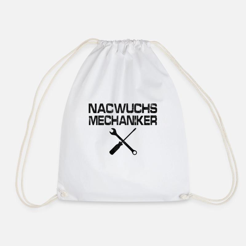 Nachwuchs Mechaniker - Turnbeutel - Weiß
