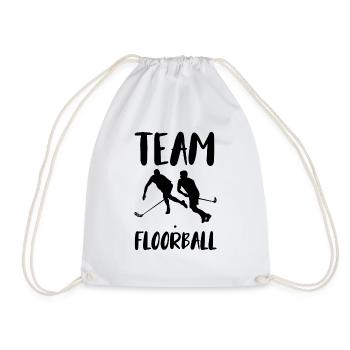 Floorball - Turnbeutel - Weiß - Vorne