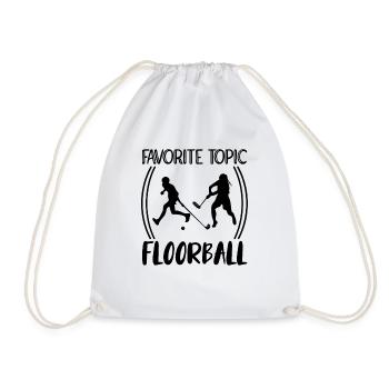 Floorball floorball hockey sur gazon hockey en salle - Sac de sport léger - blanc - Devant