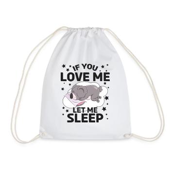 Koala Koala Bear Koalas - Drawstring Bag - white - Front