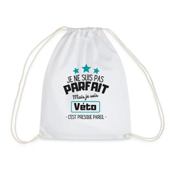 Je ne suis pas parfait mais je suis véto - Sac de sport léger - blanc - Devant