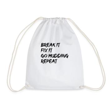 Quad Racing ATV Quad Bike Gift - Sac de sport léger - blanc - Devant