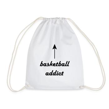 Basketball Player Basketball Basketball Player - Drawstring Bag - white - Front