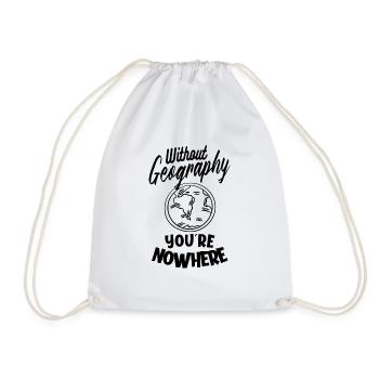 Geographie Géoscience Professeur de géographie - Sac de sport léger - blanc - Devant