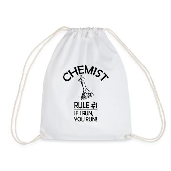 Chimiste funny - Sac de sport léger - blanc - Devant