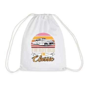 I ́m Not Old I ́m Classic - Drawstring Bag - white - Front