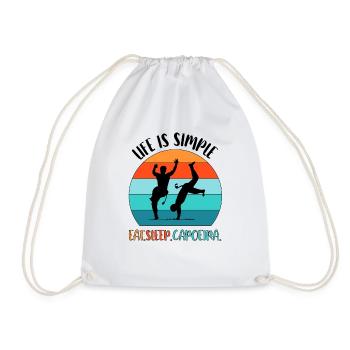 Capoeira - Drawstring Bag - white - Front