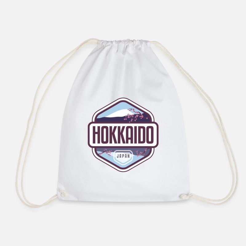 Hokkaido - Japan - Turnbeutel - Weiß