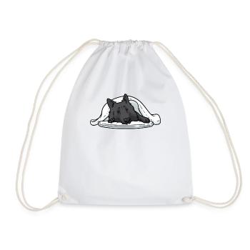 Groenendael Chemise de couchage Berger Belge - Sac de sport léger - blanc - Devant