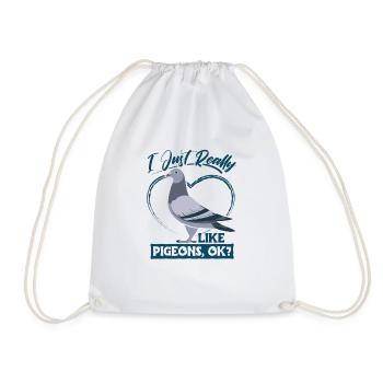 Pigeons Pigeons Pigeons Pigeon Lovers Gift - Drawstring Bag - white - Front