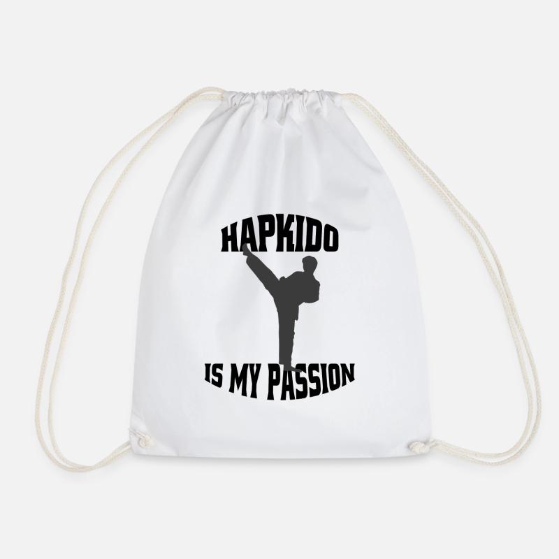 Hapkido Aikido Judo Kampfkunst Training Kampfsport - Turnbeutel - Weiß