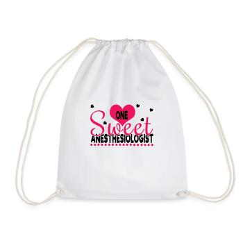One Sweet Anesthesiologist Hearts Valentines Day - Turnbeutel - Weiß - Vorne