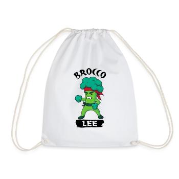 Brocco Lee Broccoli Meme - Turnbeutel - Weiß - Vorne