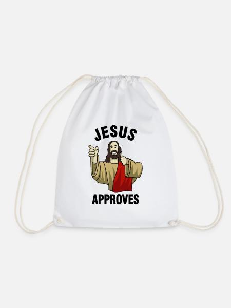 Buddy Christ - Turnbeutel - Weiß