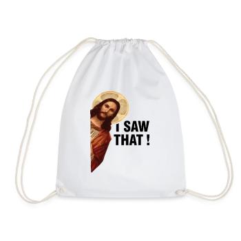 J’ai vu que Jésus-Christ - Sac de sport léger - blanc - Devant