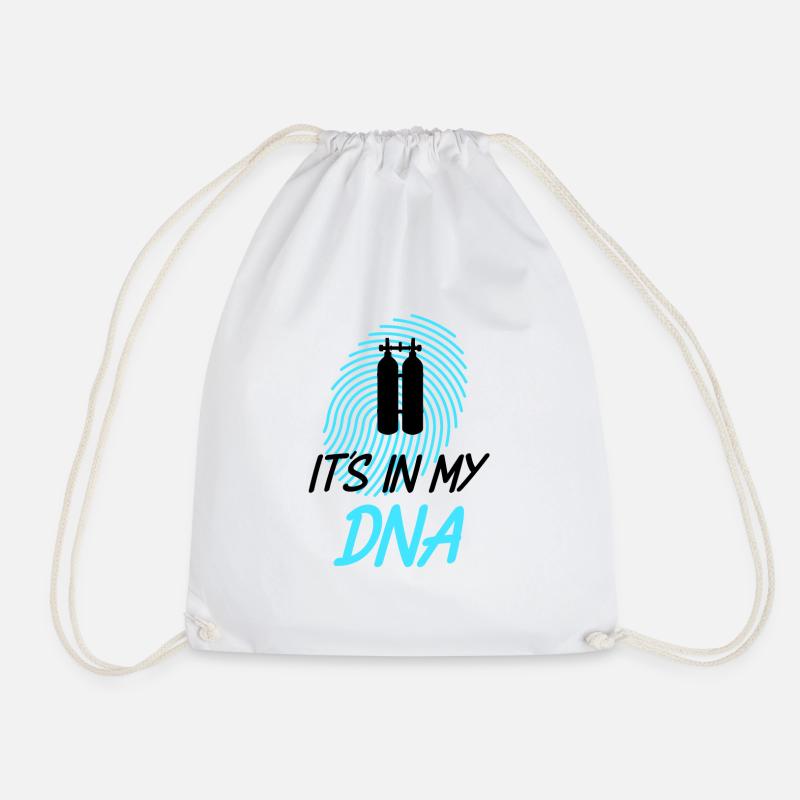 Divers dive Scuba divers Scuba diving - Drawstring Bag - white