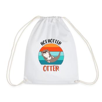 Loutre chaude et plus chaude - Sac de sport léger - blanc - Devant