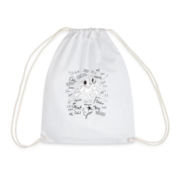 Conditions d’escrime Cadeau d’entraînement - Sac de sport léger - blanc - Devant