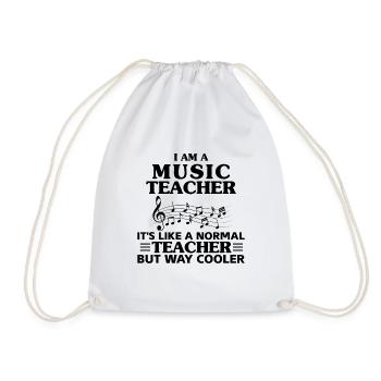 Je suis professeur de musique - Sac de sport léger - blanc - Devant