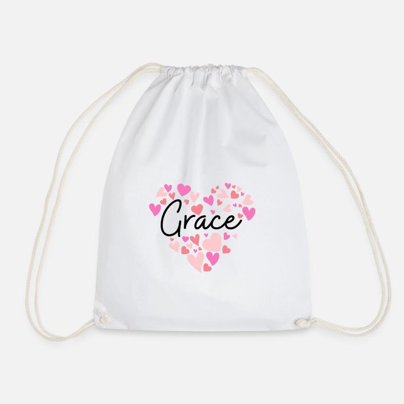 Ich liebe Grace - Turnbeutel - Weiß