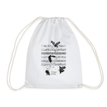 Adler Music Sheet Music Cadeau - Sac de sport léger - blanc - Devant