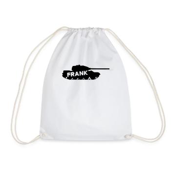 Frank The Tank Drinking School - Drawstring Bag - white - Front
