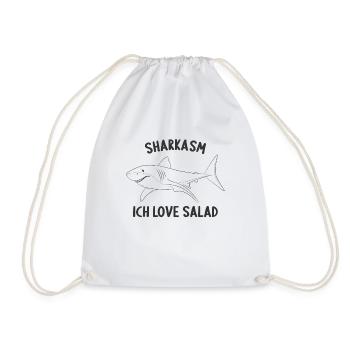 Sharkasmus Shark Sharks Diving Diving For Divers - Drawstring Bag - white - Front