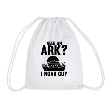 Hilarante Arche de Noé Prêtrise Introniser Catholique - Sac de sport léger - blanc - Devant