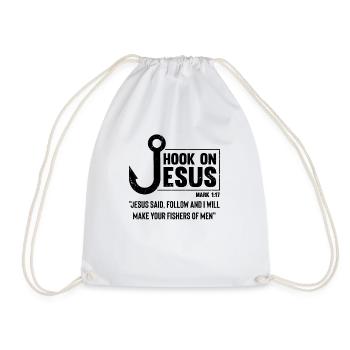 Église catholique humoristique de la Prêtrise des pêcheurs - Sac de sport léger - blanc - Devant