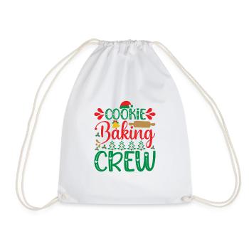 Christmas Cookie - Drawstring Bag - white - Front