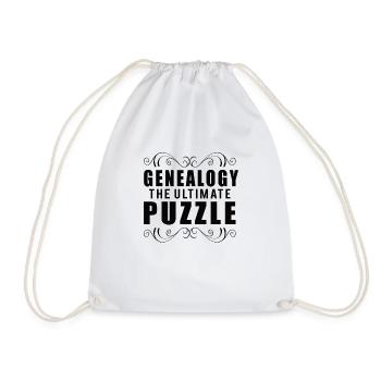 Family Tree Family Historian Genealogy Genealogy - Drawstring Bag - white - Front