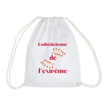 Cadeau femme Esthéticienne de l'extrême - Sac de sport léger - blanc - Devant