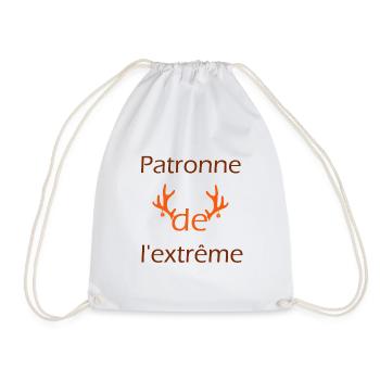 Cadeau femme Patronne de l'extrême - Sac de sport léger - blanc - Devant